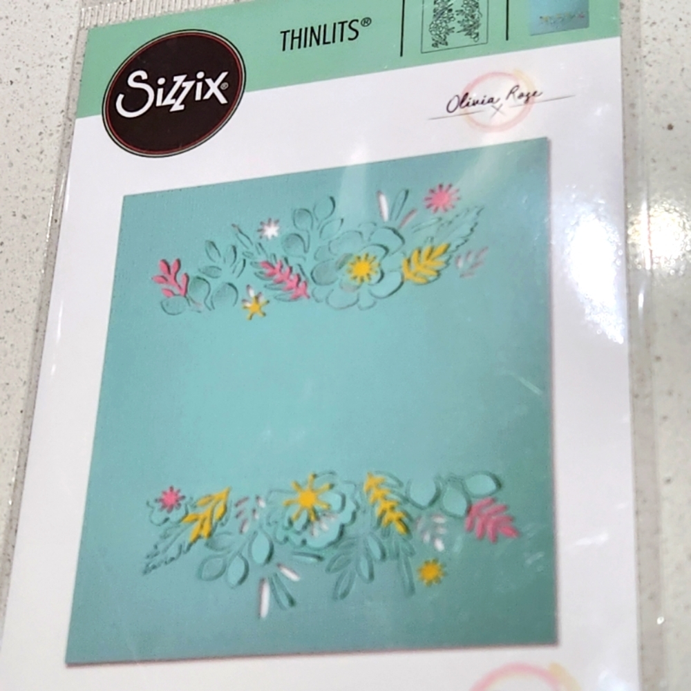Sizzix floral borders cutting metal dies